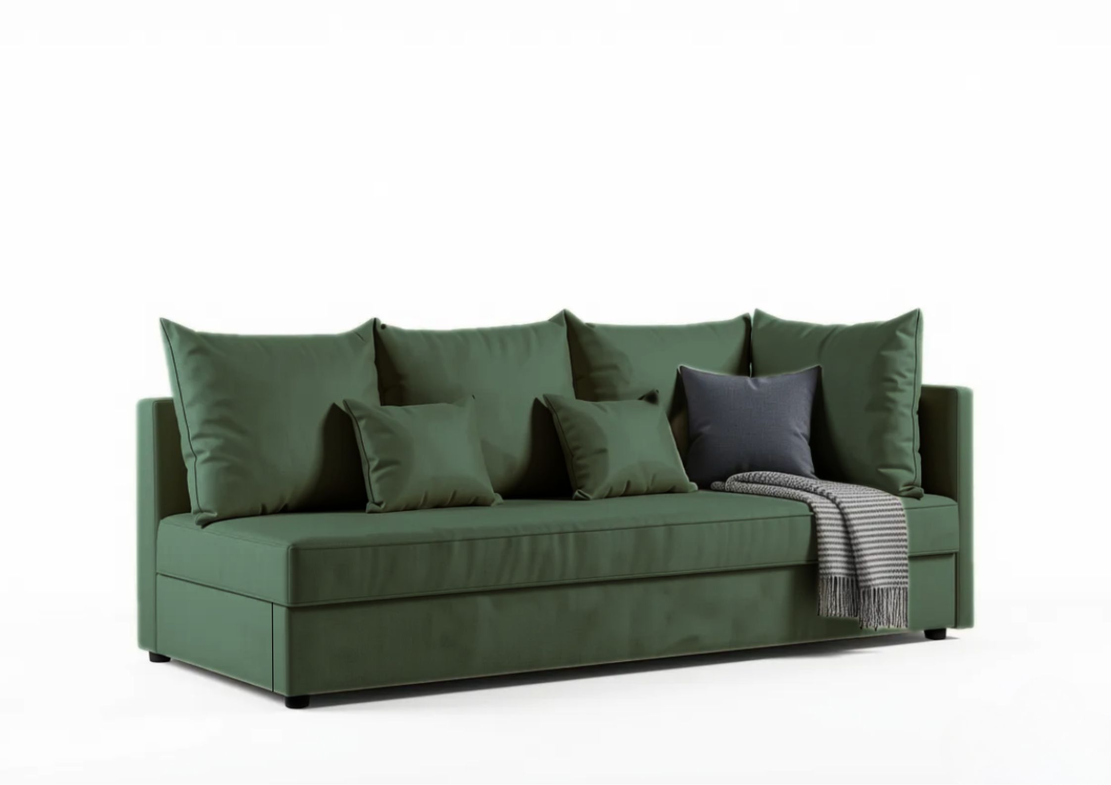 Zielona sofa do salonu Mobo